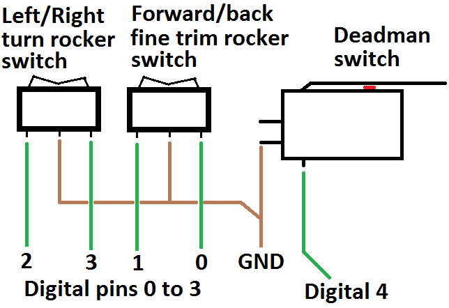 Solder Up Wires to the Respective Switches - Wiring Diagram