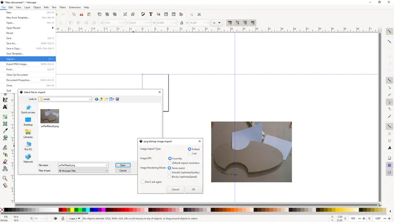 Correct the Scale and Define Areas With Inkscape