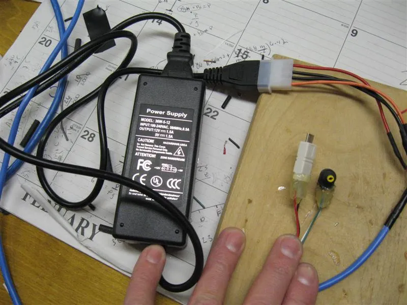 Power Cable and AC to DC Power Scource