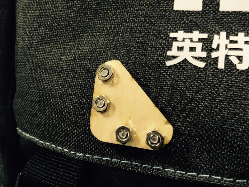 Installation the Solar Panel to Backpack