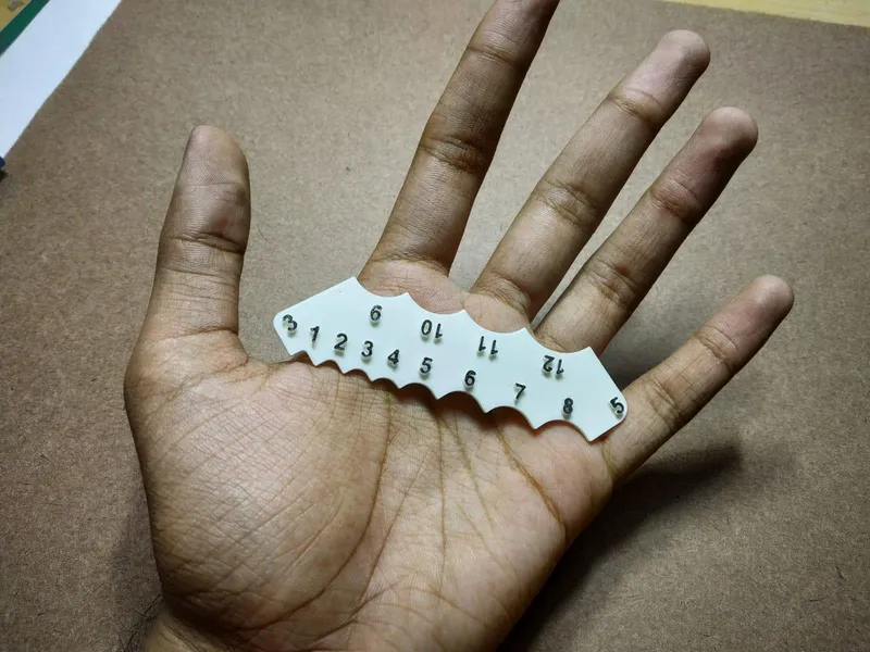 Fillet Radius Gauge (Download From Thingiverse)