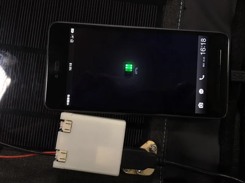 Connect the Solar Plant and Mobile Power