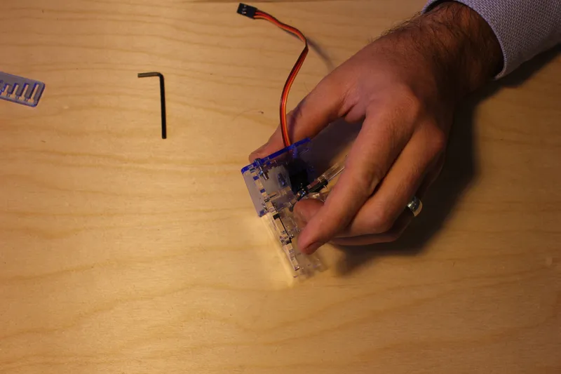 Assemble the Base - Left Side Levers