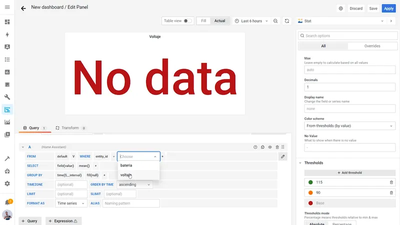 Configure the Home Assistant Enviroment