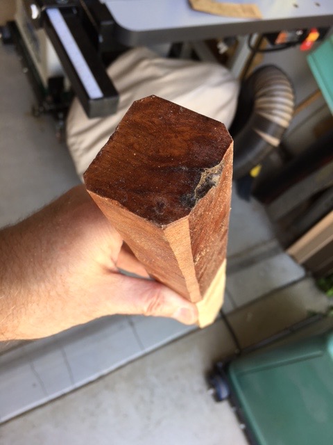 Trimming the Glued Wood