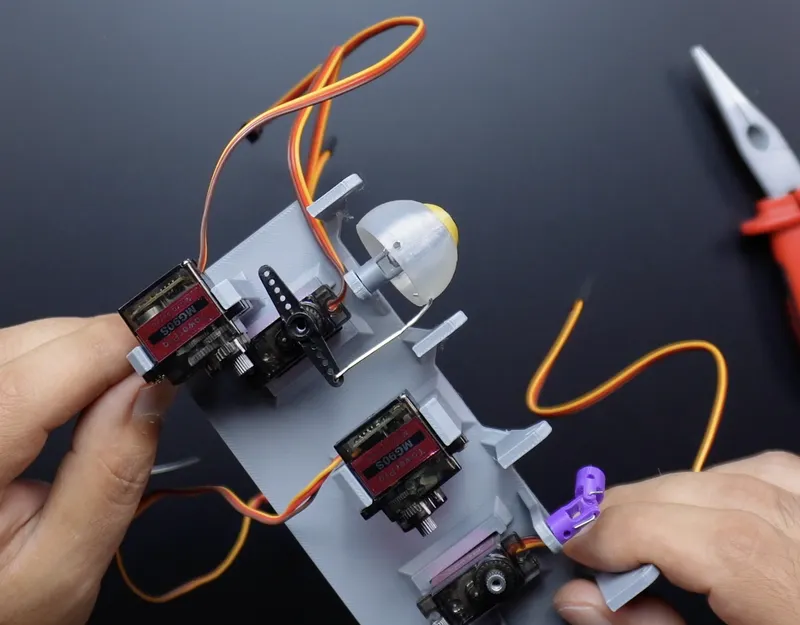 Assembling the Animatronic Eyes