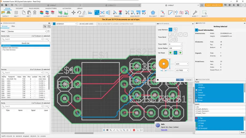 Manually Re-Rout Wires
