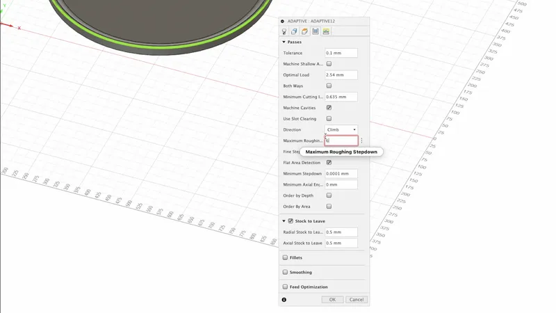 3D Adaptive Clearing