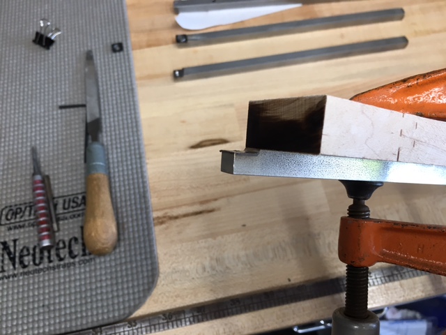 Marking and Grinding to Place the Carbide Insert Flush With the Top of the SS