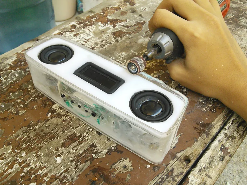 Grinding the Edges & Sanding the Surface