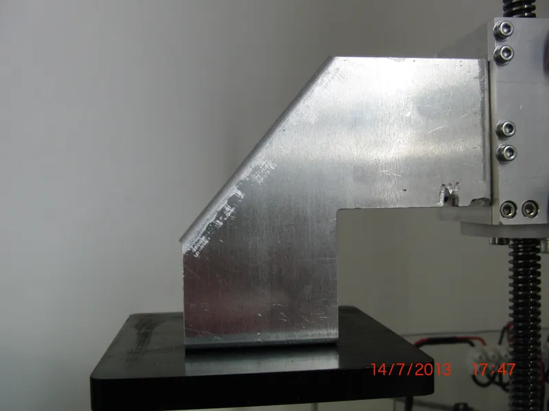 Spindle Nut Housing and Build Platform Support Arms