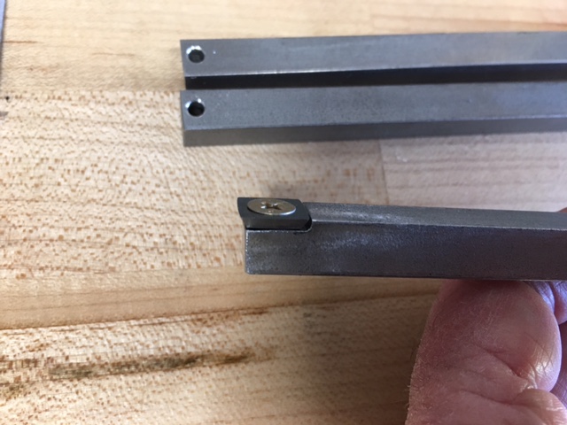 Marking and Grinding to Place the Carbide Insert Flush With the Top of the SS