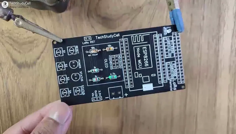 Solder All the Components on PCB