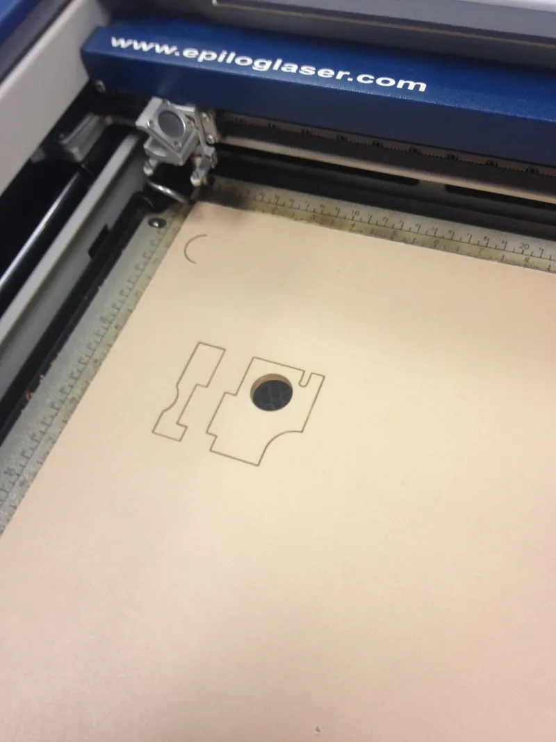 Cut Something Out and Position Vacuum-rig Over the Piece to Suck It Out.