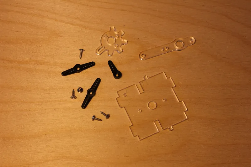 Attach the Servo Horns to the Appropriate Levers!