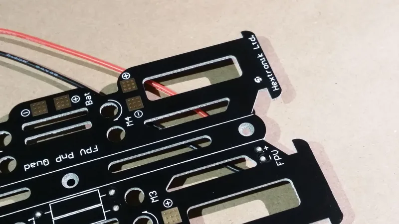 Solder FPV Power Cable to the Power Distribution Board