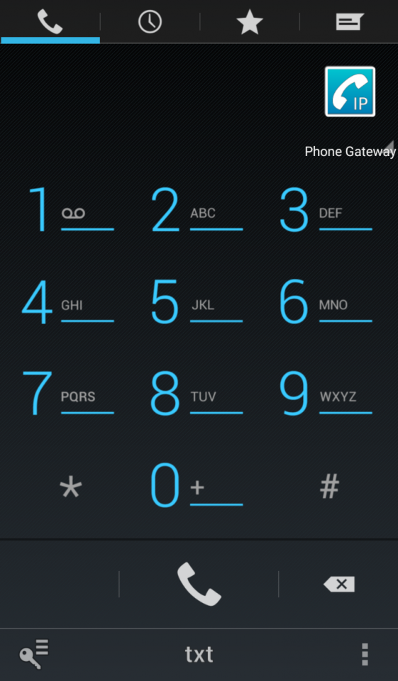CsipSimple application settings