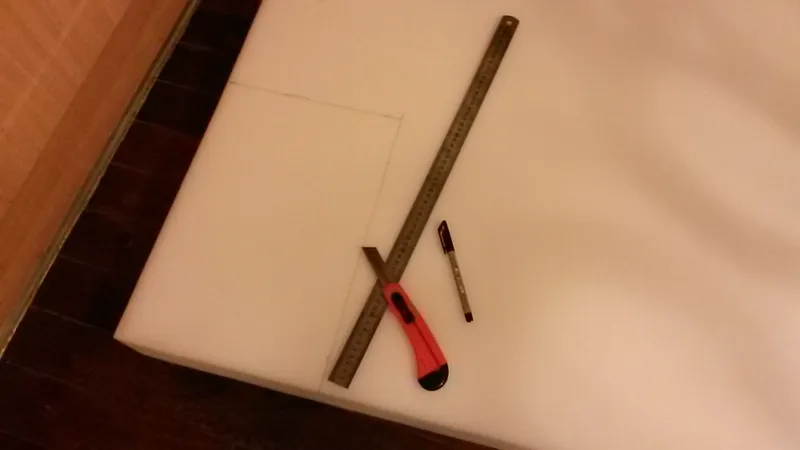 Cutting the Foam to Size