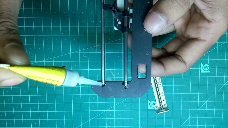 Attaching the Sliding Rods