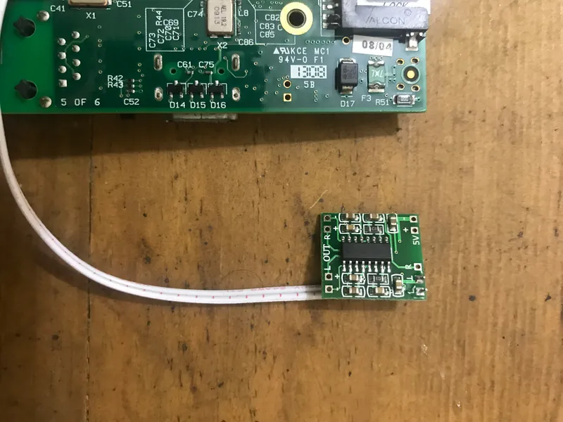 Connecting the Audio Amplifier