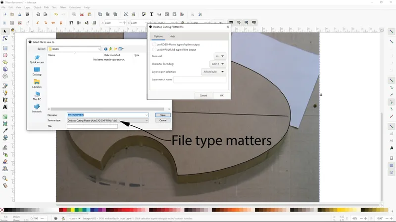 Correct the Scale and Define Areas With Inkscape