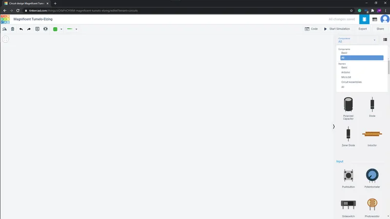 Starting in Tinkercad