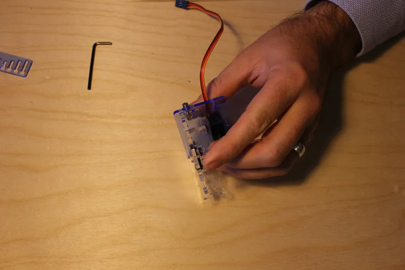 Assemble the Base - Left Side Levers