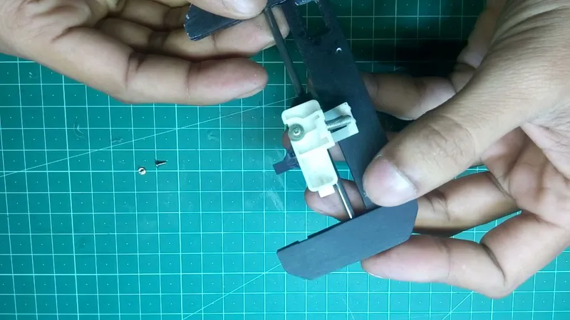 Attaching the Sliding Rods