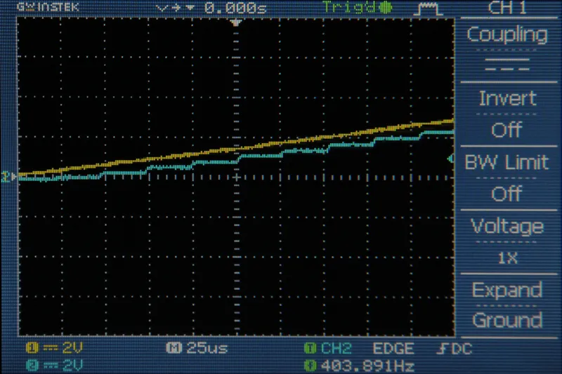 Sampling Rate of ~40kHz