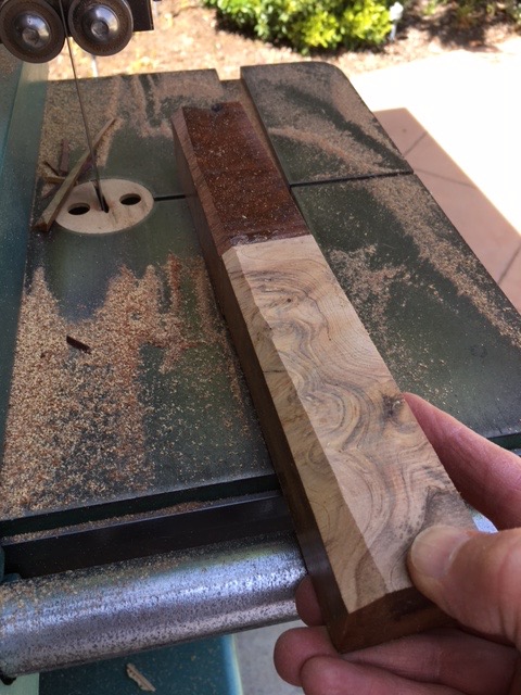 Trimming the Glued Wood