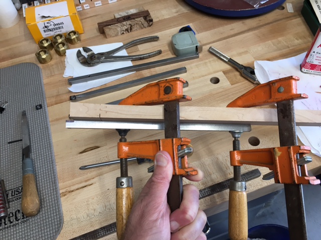 Marking and Grinding to Place the Carbide Insert Flush With the Top of the SS