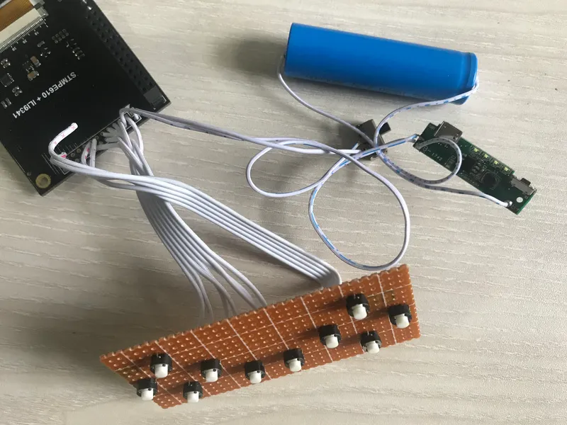 Connecting Button Pad to TFT