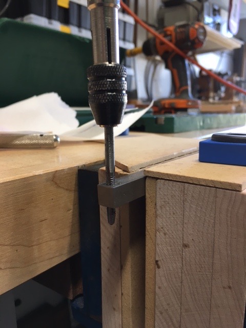 Tapping the SS Bar With a 8-32 Tap