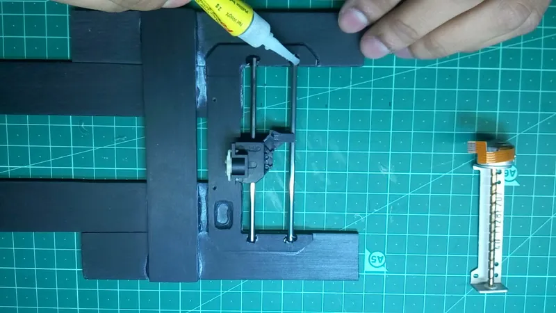 Attaching the Sliding Rods