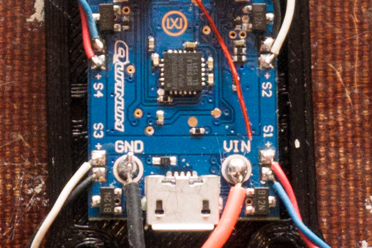 Soldering Up the Motors and Battery Connector