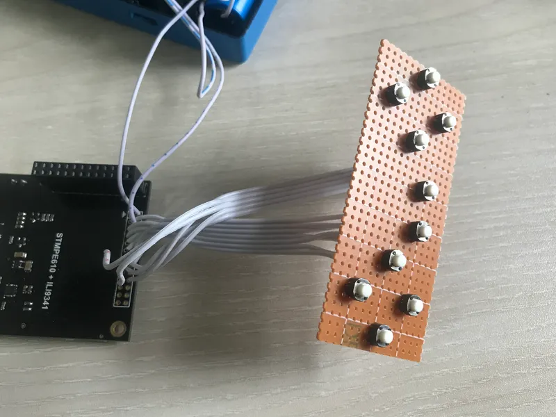 Connecting Button Pad to TFT