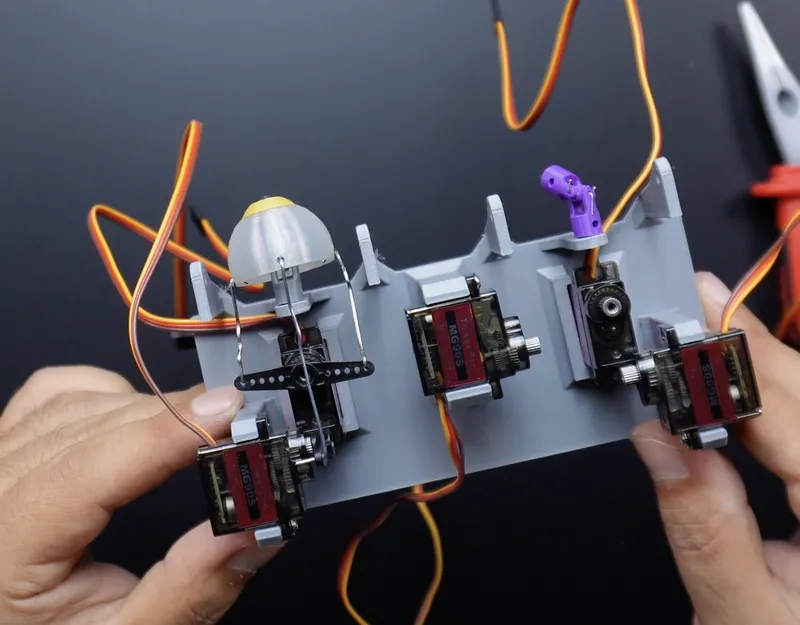 Assembling the Animatronic Eyes