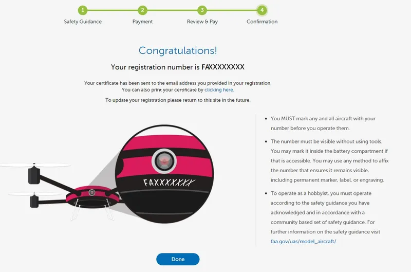 Register Your Quadcopter