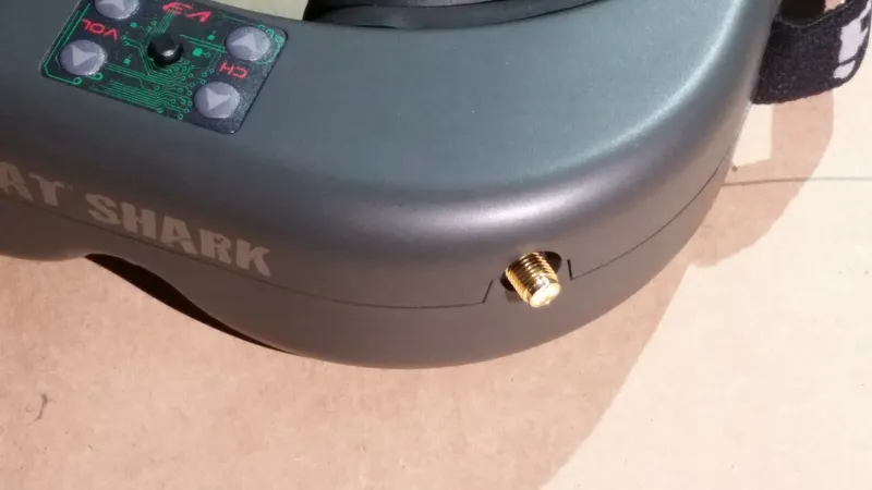 Attach Battery and Antenna to Fat Shark Goggles