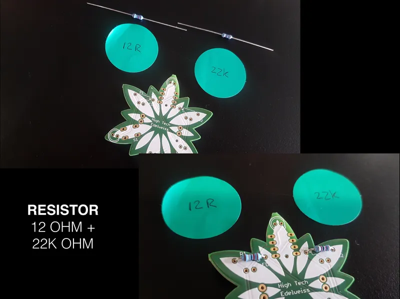 Place Your RESISTORS