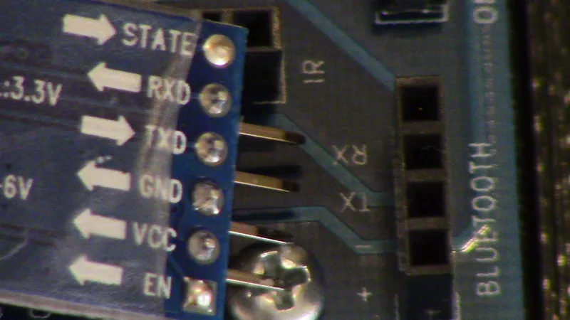 Plug in the Bluetooth Module