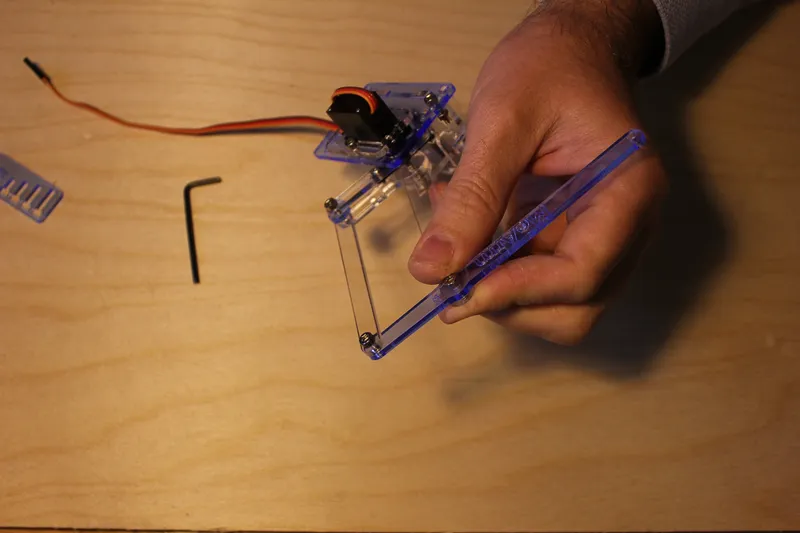 Assemble the Base - Left Side Levers