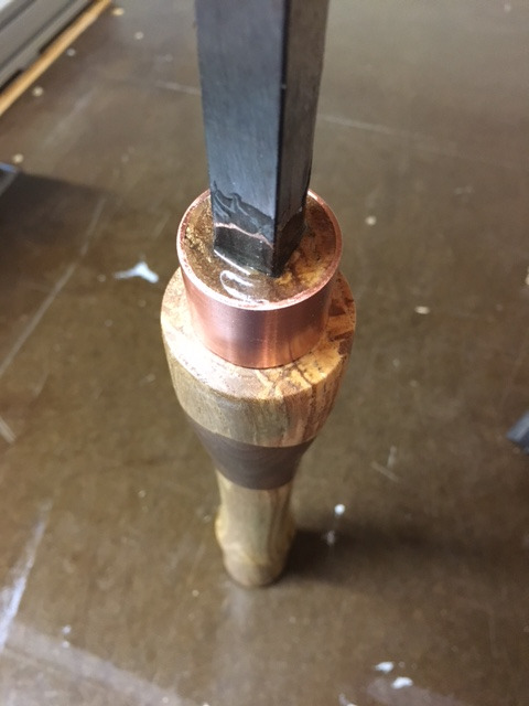 Epoxy Tool Into Handle