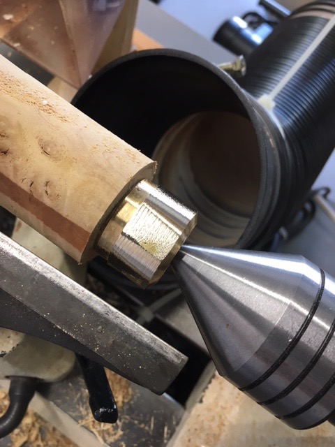 Using a Course, Medium and Fine File on the Brass Fitting
