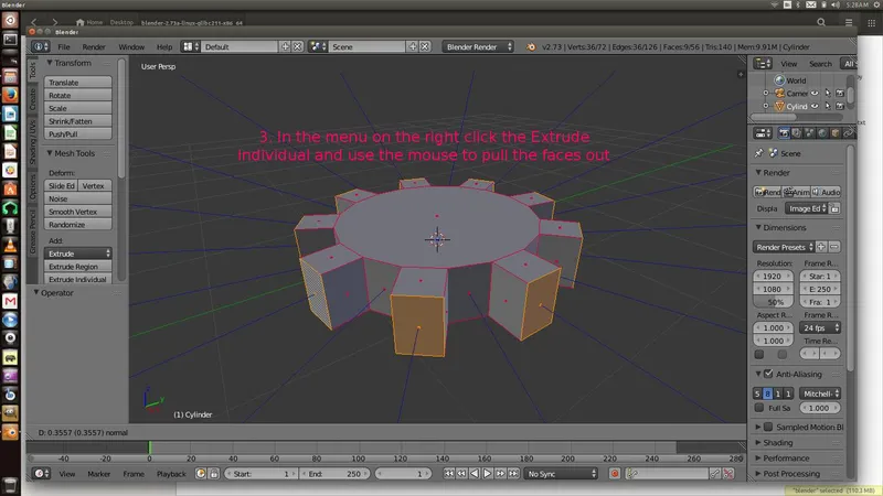 Giving the Gear Some Teeth.