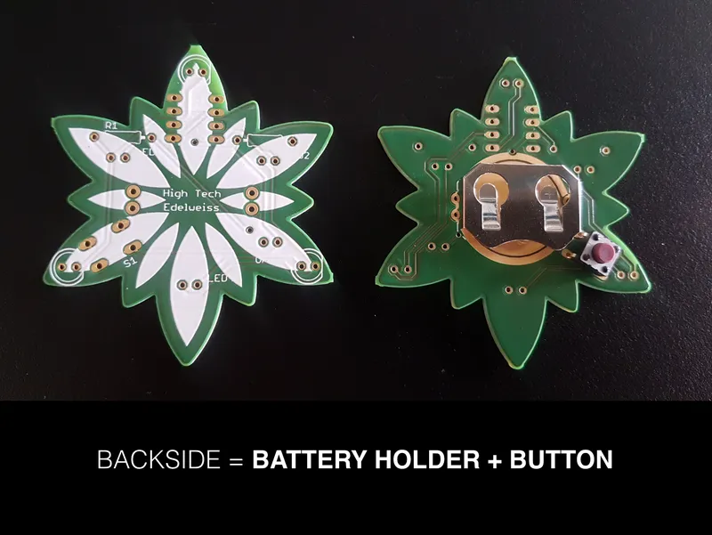 Place Your BUTTON and BATTERY HOLDER