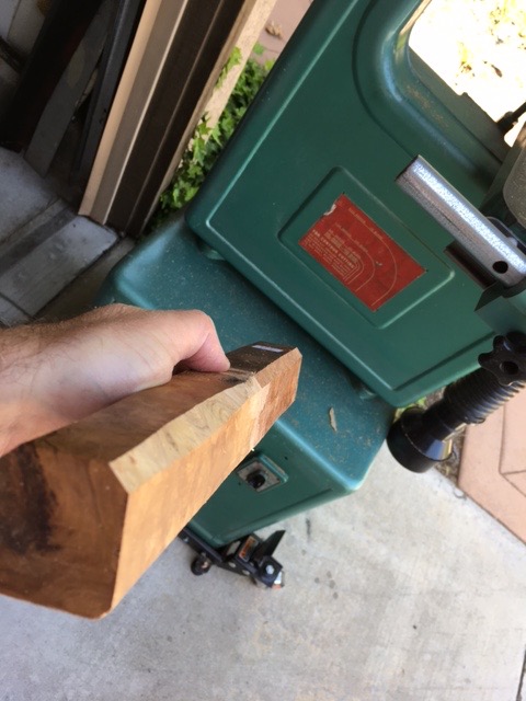 Trimming the Glued Wood