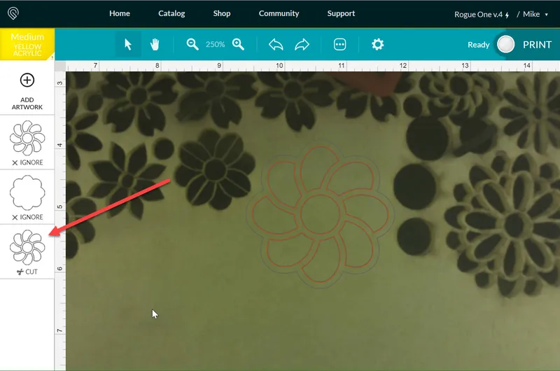 Laser Cut Your Flower