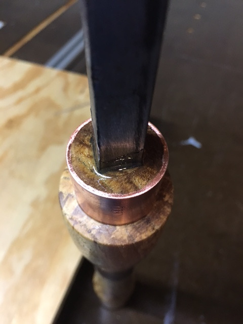 Epoxy Tool Into Handle