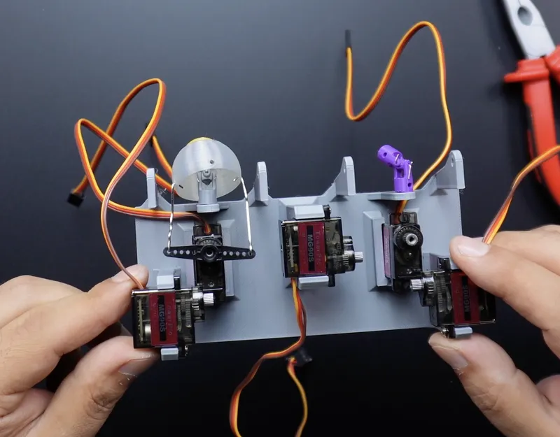 Assembling the Animatronic Eyes